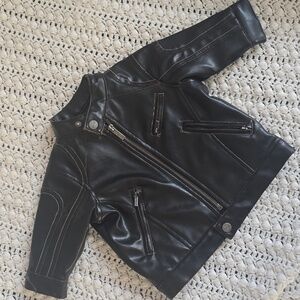 Kenneth Cole Reaction | Kids Black Faux Leather Jacket